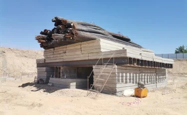 Шымкентте жаңа тұрғын үй кешені үшін қадалардың бірегей сынағы өтіп жатыр