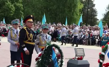 Символ чести и мужества: в Усть-Каменогорске 101-летнего ветерана поздравили по-особенному