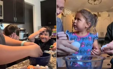 Кішкентай қызының маңдайына жұмыртқа жарып, TikTok-қа жариялаған әйел сотталды