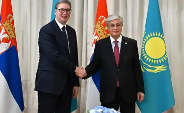 Мемлекет басшысы Сербия президенті Александр Вучичпен келіссөз жүргізді