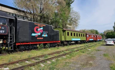 Жеңістің 80 жылдығына орай арнайы пойыз Алматы-2 вокзалына келеді
