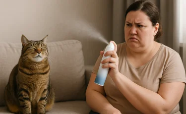 Запах от кота на диване: решения, которые действительно работают