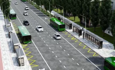Формирование транспортного каркаса Алматы: в городе строятся две линии BRT