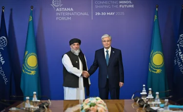 Президент провел встречу с и.о. министра промышленности и торговли Афганистана