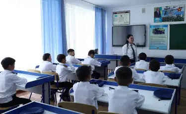 Ұлытау облысында мектеп жанынан ашылған кадет сыныптары жұмыс істейді