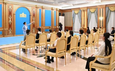 "Ақорда" резиденциясында балаларға экскурсия ұйымдастырылды