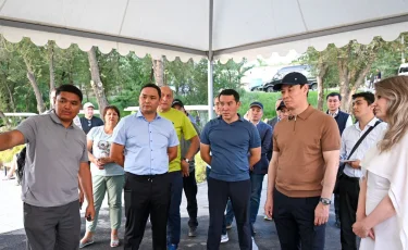 Дархан Сатыбалды Сайран су қоймасы маңын көркейту жұмыстарының барысымен танысты