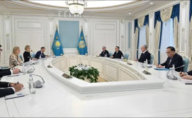 Касым-Жомарт Токаев встретился с действующим председателем ОБСЕ Элиной Валтонен