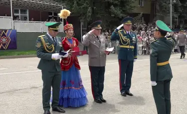Алматыда Шекара академиясының 160-тан астам түлегі лейтенант шенін алды