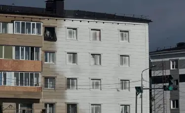 Удивительное рядом: в Костанае необычно покрасили стены многоэтажки