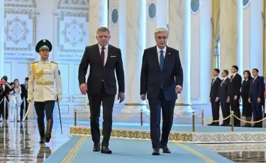 Қасым-Жомарт Тоқаев Словакия Премьер-министрін Ақордада қарсы алды