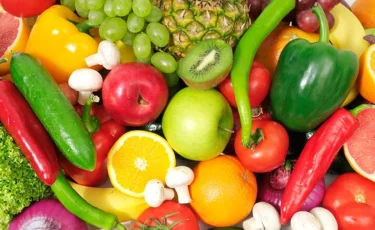 Күніне қанша көкөніс пен жеміс жеу керек