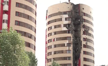 Тұрғын үйдегі өрт:  қызыл жалын 250 шаршы метрді шарпыған