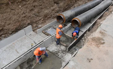 В Бостандыкском районе Алматы заменят теплотрассу, введенную в эксплуатацию в 1984 году