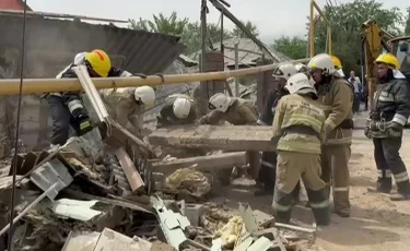 Газ жарылып, бір адам қаза тапты: оқиға орнында жедел штаб құрылды