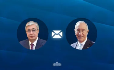 Глава государства направил телеграмму поздравления Президенту Португалии