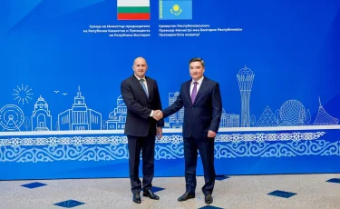 Олжас Бектенов и Президент Болгарии обсудили вопросы торгово-экономического сотрудничества