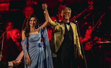 Қазақстандық опера әншісі әйгілі Андреа Бочеллимен өнер көрсетті