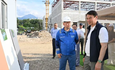 Алматы әкімі Абай атындағы республикалық мектеп-интернатының құрылыс барысын тексерді