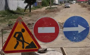 В Алматы временно ограничат движение автотранспорта по улице Яссауи
