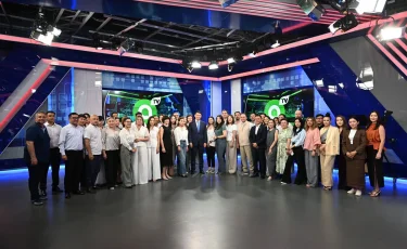 Аким Алматы Дархан Сатыбалды встретился с коллективом телеканала «Almaty TV»