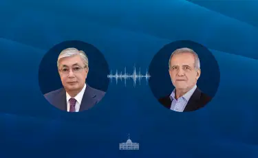 Мемлекет басшысы Иран президентімен телефон арқылы сөйлесті