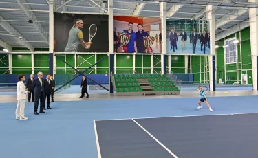 Мемлекет басшысы «Дәулет» теннис орталығына барды