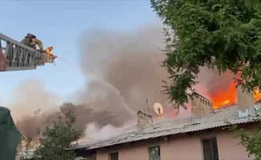 Тұрғын үйдегі өрт: Шымкентте бір адам көз жұмды