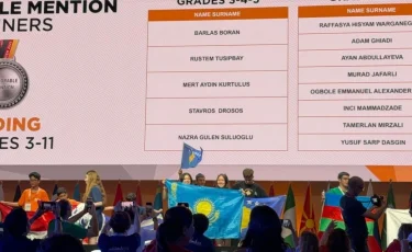 Казахстанские школьники завоевали медали на Stem Olympiad в Барселоне