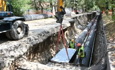 В Алматы временно ограничат проезд на участке улицы Лавренева