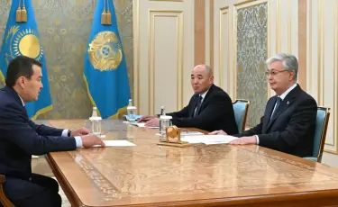 Президент встретился с председателем Высшей аудиторской палаты Алиханом Смаиловым
