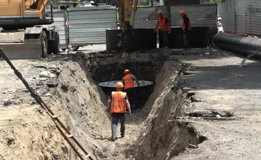 Биыл Түрксіб ауданында 21,2 шақырым кәріз желісінің құрылысы аяқталады