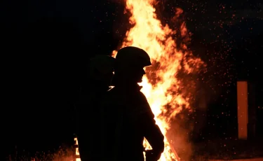 Қарағандыда банк ғимараты өртенді