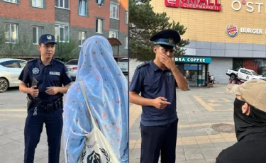 Енді бетті тұмшалап жүруге болмайды: полиция түсіндіру жұмысын жүргізіп жатыр