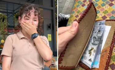 Кафеде 1 млн теңге шайпұл алған даяшы көз жасын тыя алмады