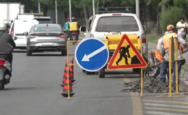 Алматыда Бекмаханов және Әшімов көшелерінің учаскесінде қозғалыс жартылай шектеледі