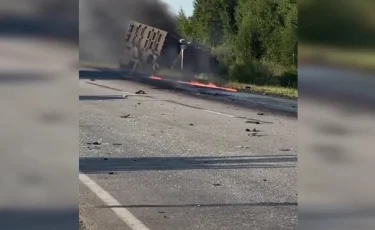 Жуткое ДТП на трассе в Костанайской области унесло жизни трех человек