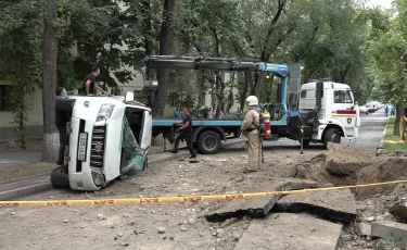 Екі адам зардап шекті: газ құбыры жарылған маңда тексеру жұмыстары жүргізілуде