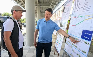 Аким Алматы поручил ускорить работы на участках строительства линий BRT