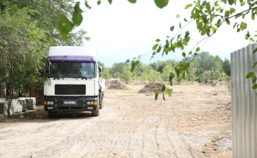 «Оңтүстік» саябағының жанында жаңа жасыл аймақтың құрылысы басталды