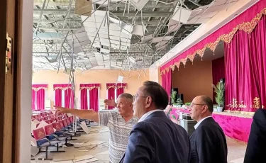 Маңғыстау облысында ауыл мектебінің төбесі опырылып түсті