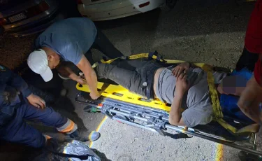 Түрген шатқалында көлік аударылып кетті