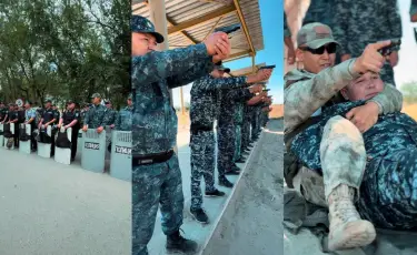 В Алматинской области начались учебно-тренировочные сборы для полицейских