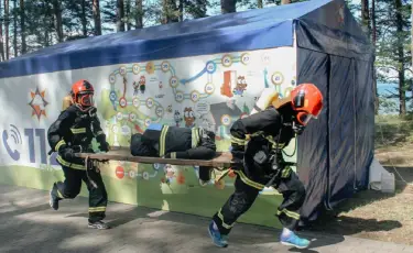 Жас өрт сөндіруші-құтқарушылар жүлделі орынға ие болды