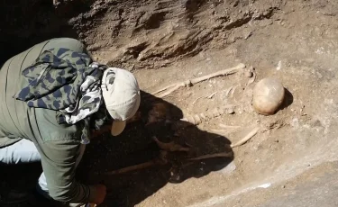 Историческая находка: в области Улытау археологи обнаружили останки сакского воина