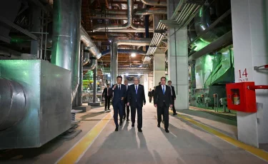 Президент елордадағы үшінші ЖЭО-ның жұмысымен танысты