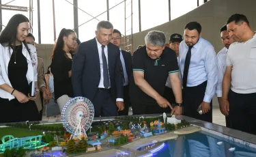 Ермек Кошербаев ознакомился с туристической инфраструктурой Капшагайского водохранилища