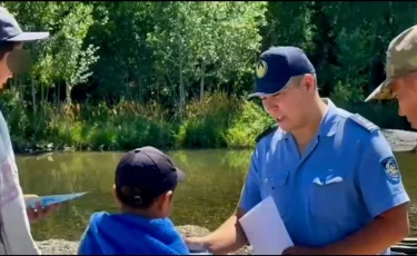 В области Абай выявили детей без присмотра на водоеме