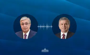 Мемлекет басшысы Өзбекстан Президенті Шавкат Мирзиёевпен телефон арқылы сөйлесті