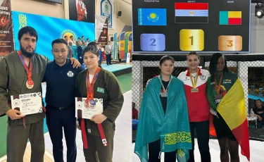 Сотрудница полиции из Атырау завоевала два "серебра" на мировых чемпионатах